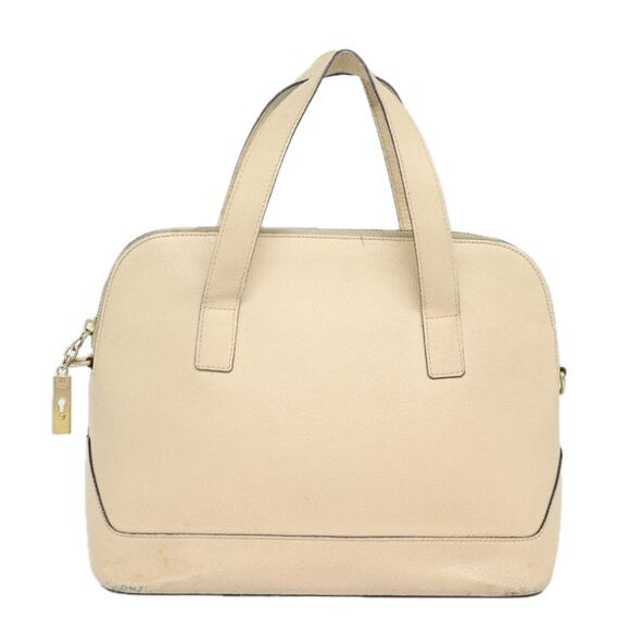 CELINE Hand Bag Leather Beige - Picture 2 of 13